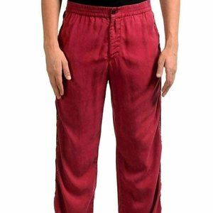 Just Cavalli Men's Red Casual Pants